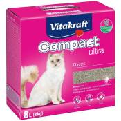VITAKRAFT Litière Compact Ultra - 8 L - Pour chat