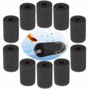 10 pièces filtre d'entrée éponge pré filtre éponge aquarium filtre éponges remplacement protection mousse filtre éponge accessoires pour empêcher les