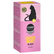 Cosma Mini Jelly Cups 6 x 25 g pour chat - poitrine