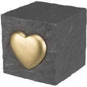 TRIXIE Cube tombale cube avec cœur - 11x11x11cm -