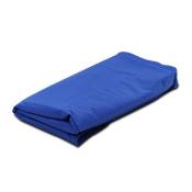 Coussin lit pour chien en polyester coloris bleu -