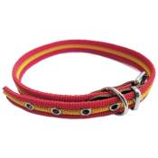 Gncpets - Collier pour chien drapeau d'Espagne en coton 40 cm Offre exclusive