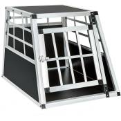 Helloshop26 - Cage box caisse de transport chien mobile