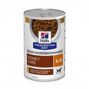 HILL'S Prescription Diet k/d Kidney Care en Mijotés au Poulet - Pâtée pour chien-