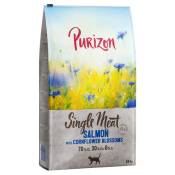 Purizon Single Meat saumon, fleurs de bleuet pour chat - 6,5 kg