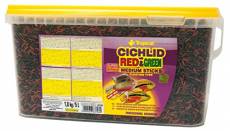 TROPICAL Cichlid Red & Green Medium Sticks Nourriture
