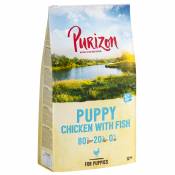 12kg Puppy poulet, poisson sans céréales Purizon