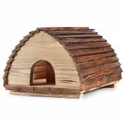 Berk Grande maison en bois pour hérisson – Construction