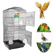 Cage à Oiseaux, avec Poignée Portable - 46*36*93cm