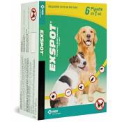 Exspot solution de contrôle des chiens 6 pipettes de 1 ml