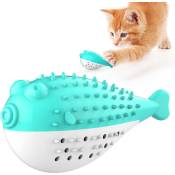 Les jouets pour chats nettoient les dents, résistent aux morsures et éliminent la mauvaise haleine, brosse à dents pour chat en poisson simulé