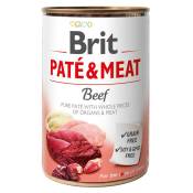 6x 400g Paté & Meat bœuf Brit nourriture humide pour