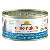 6x70g Almo Nature HFC Natural Made in Italy thon, poulet,