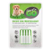 Répulsif Spot'n Go 6 applications pour grand chien (12 pipettes de 1,5 ml) - pour chien