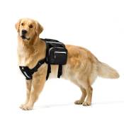 Vercart - Sac à Dos pour Chien, Sac à Dos de Camping randonnée, sacoche de harnais pour chien avec 2 poches latérales pour la randonnée