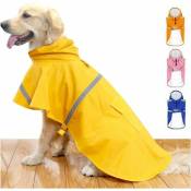 Veste poncho de pluie Imperméable pour chiens de grande