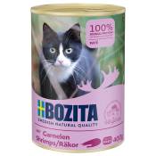 12x400g crevettes Bozita nourriture humide pour chat