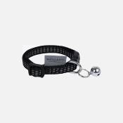 Collier Chat - Wouapy Collier nylon Protect Noir -