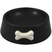 Fdv gamelle céramique noire chien - ø13cm/225 ml