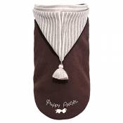 Puppy Angel Kay Epenne Pull Over pour Chien Marron