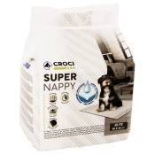 Tapis absorbants Croci Super Nappy pour chiot - L 60 x l 40 cm, 50 tapis