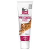 3x 100g de pâte pour chats Anti hairball avec taurine Brit Care