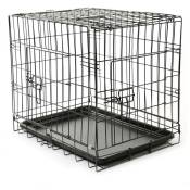 Cage de Transport 62 x 45 x 52 cm pour Chien Pliable