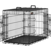 Cage pour chien FEANDREA, pliable, longueur 92,5 cm,
