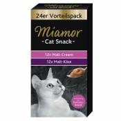 48x15g de pâtes Miamor Cat Snack - Friandises pour