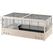 ARENA 120 Cage en bois de pin nordique FSC pour lapins.