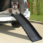Vidaxl - Rampe de voiture pliable pour chiens Noir