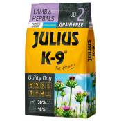 JULIUS K-9 Puppy & Junior à l’agneau et aux herbes 2 x 10 kg, croquettes pour chien