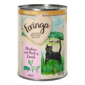 Feringa Country Style 6 x 400 g pour chat - poulet,