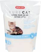 Litière minérale pour chaton Zolux Purecat silice