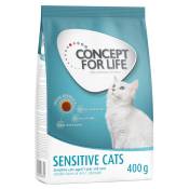 Offre d'essai : croquettes Concept for Life 400 g pour chat - Sensitive Cats