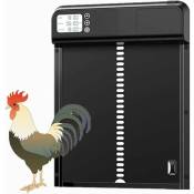 Choyclit - Accessoire poulailler,Nouveau Porte De Poulailler Automatique,3.0 Smart Metal Chicken coop Door,Porte Animale en métal avec
