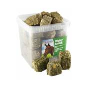 Guidolin-equi Snack - Gaufrette Biscuits pour fourrage et céréales des champs pour chevaux 2,5 kg format refermable et pratique