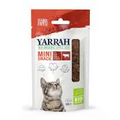 3x50g Yarrah Bio Mini Snack - Friandises pour chat