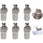 6 pièces de bouteilles suspendues anti-perte pour animaux de compagnie, étiquettes d'identité pour chien, étiquettes pour chat, pendentifs