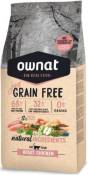 Croquettes Chat - Ownat Grain Free Just Adulte sans céréales au Poulet - 3kg