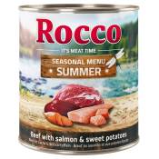 24x800g Menu d'été bœuf saumon pommes de terre Rocco