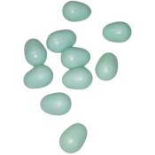 Animallparadise - 10 œufs artificiel en plastique ø 1.6 cm pour canari Bleu