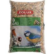 Zolux - Sac de 2 kg de Mélanges de graines pour oiseaux du jardin