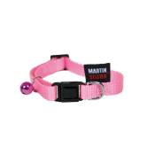 Martin Sellier - Collier chat 10-20/30 rose rose pastel