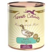 Terra Canis 6 x 800 g pour chien - canard, riz brun, betterave rouge, poire et sésame