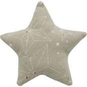 Trixie - Coussin étoile noël à la catnip 10 cm x 3 cm jouet pour chat Beige