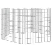 vidaXL Cage à lapin 6 panneaux 54x60 cm Fer galvanisé