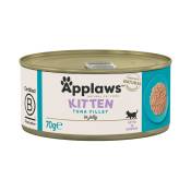 6x70g kitten thon Applaws - Nourriture pour Chat