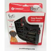 Flamingo Pet Products - Muselière SILAS XXL noir. 43 cm 51-70 cm. pour chien. Noir