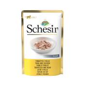 Sachet Chat - Schesir Thon et filets de poulet en gelée - 85 gr